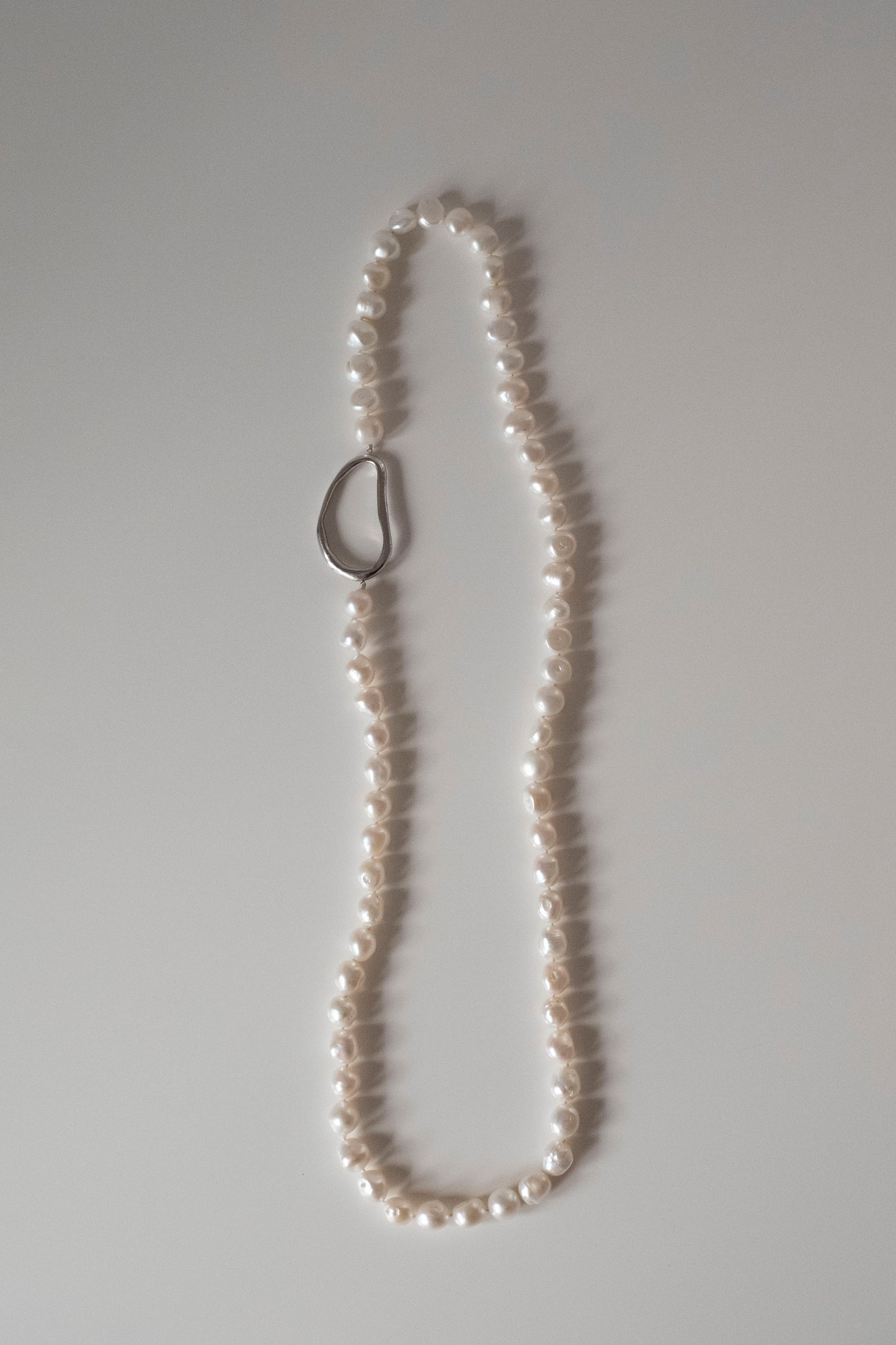 Long Baroque Pearl Necklace