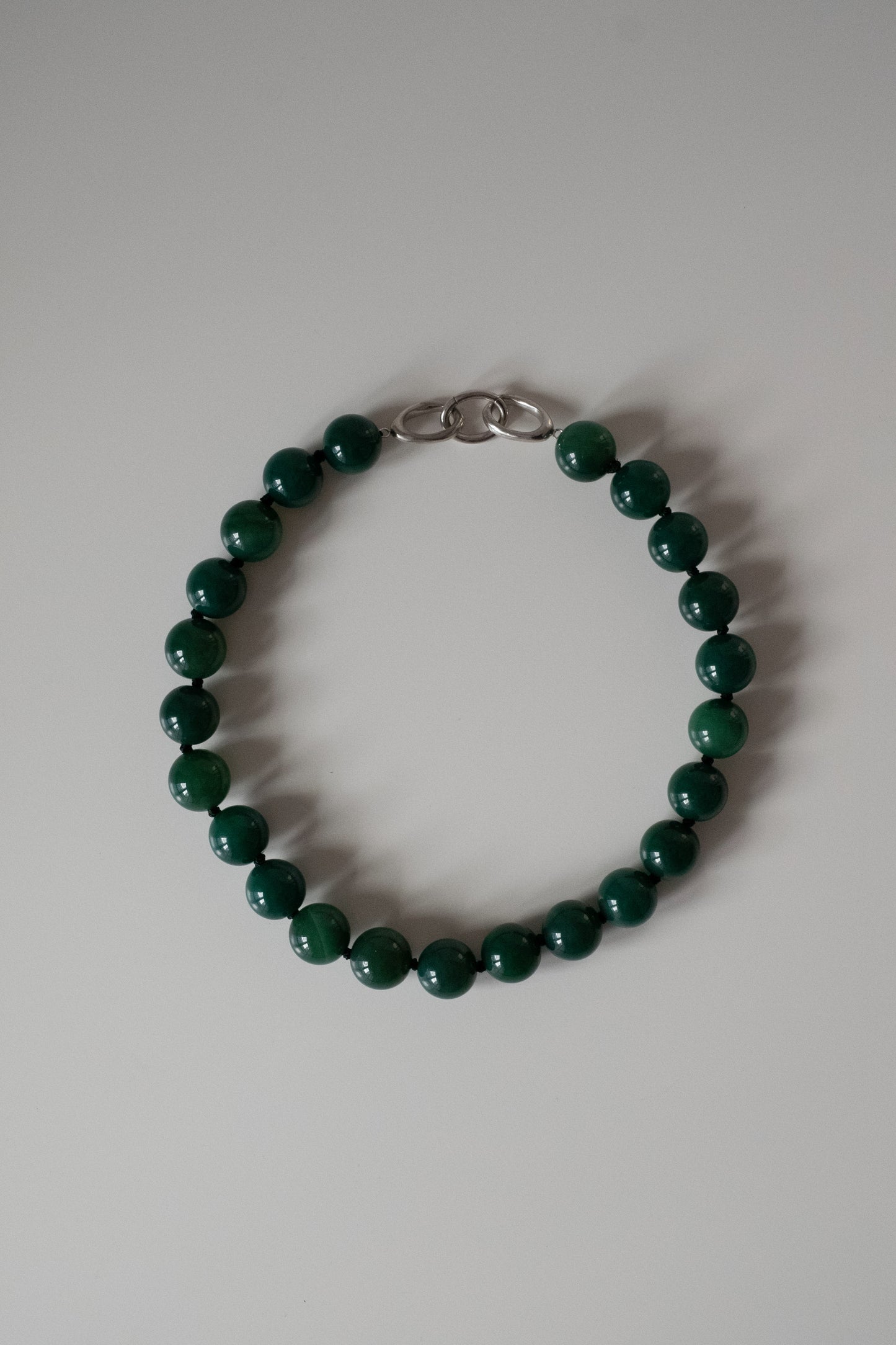 Green Carnelian Agate Necklace