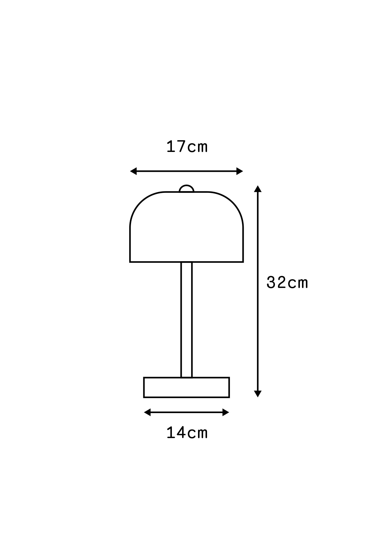 Mini Dome Table Lamp