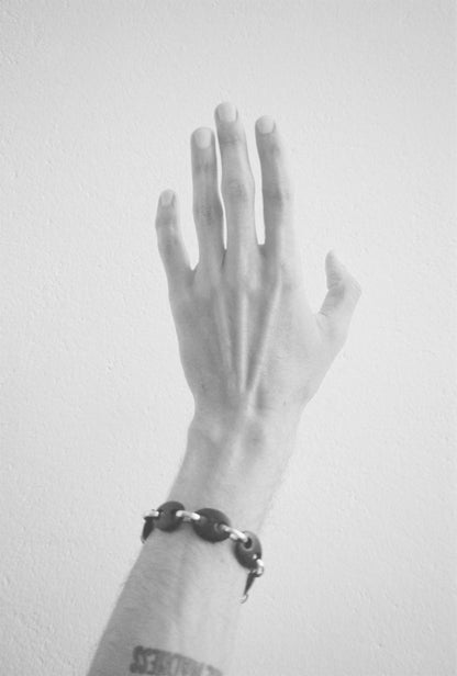 Ebony Link Chain Bracelet