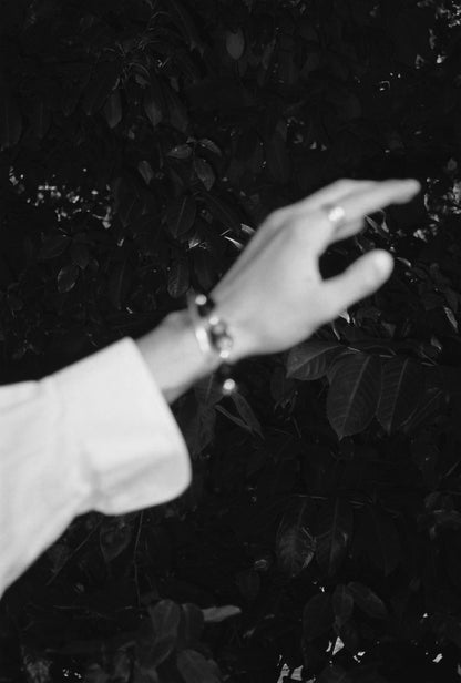 Ebony Link Chain Bracelet