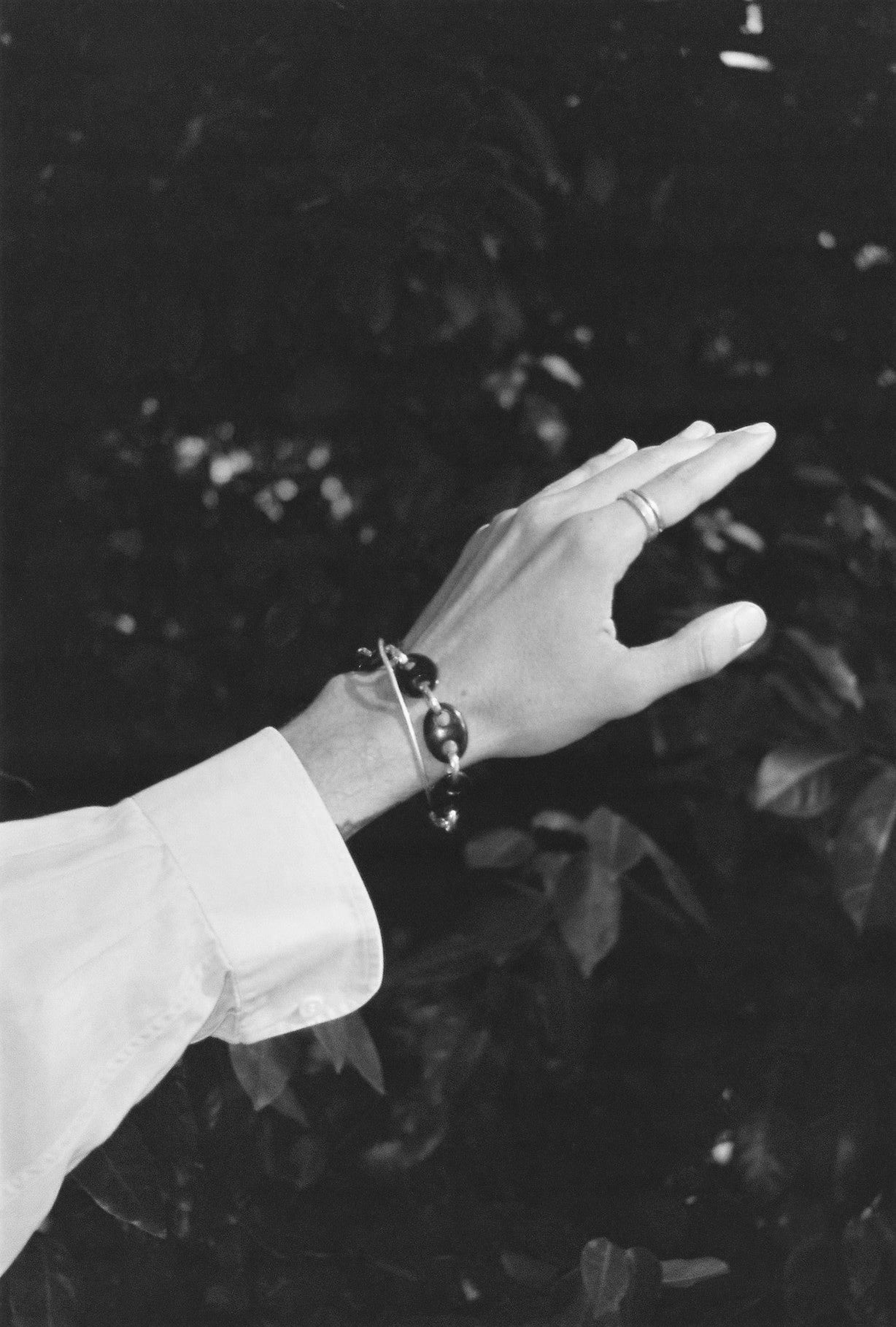 Ebony Link Chain Bracelet