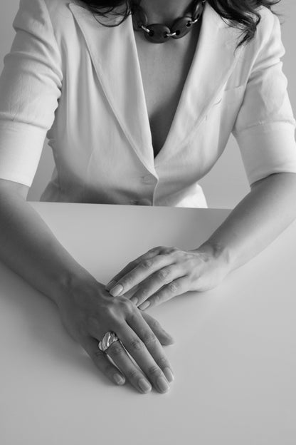 Thick Wave Ring