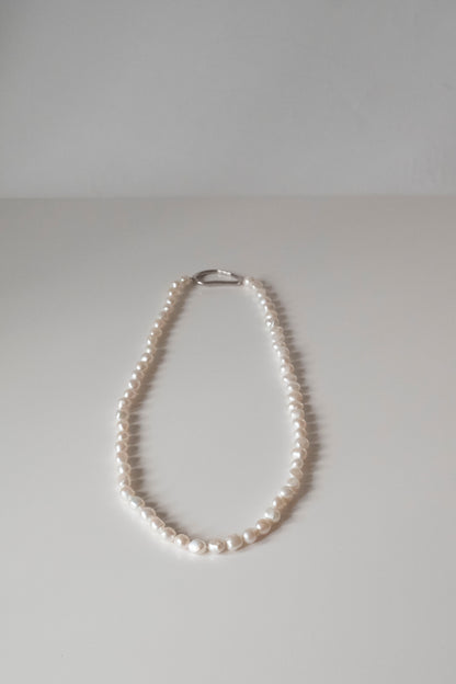 Long Baroque Pearl Necklace