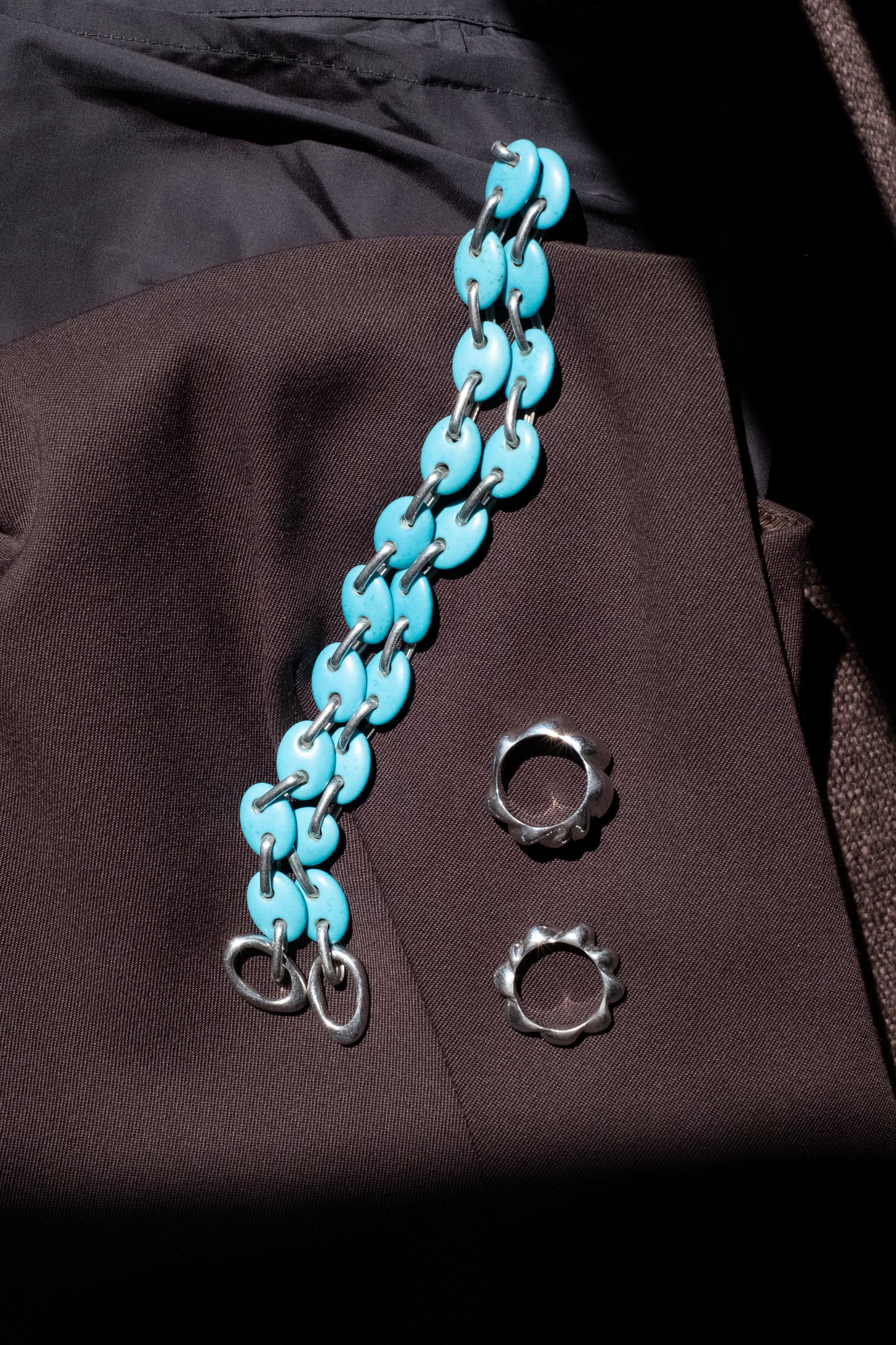 Turquoise Link Necklace