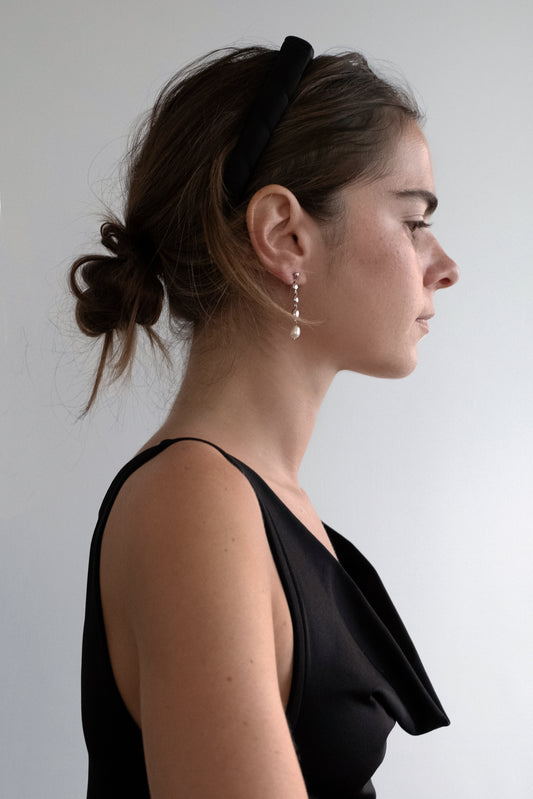 Egg Earrings w/Pearl