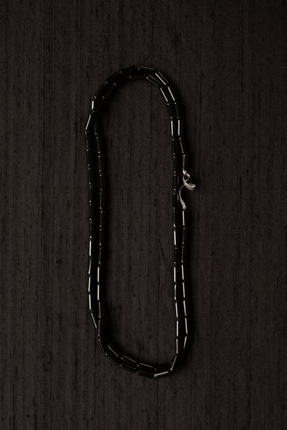 Onyx Column Necklace