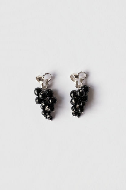 Vine Earrings w/ Onyx