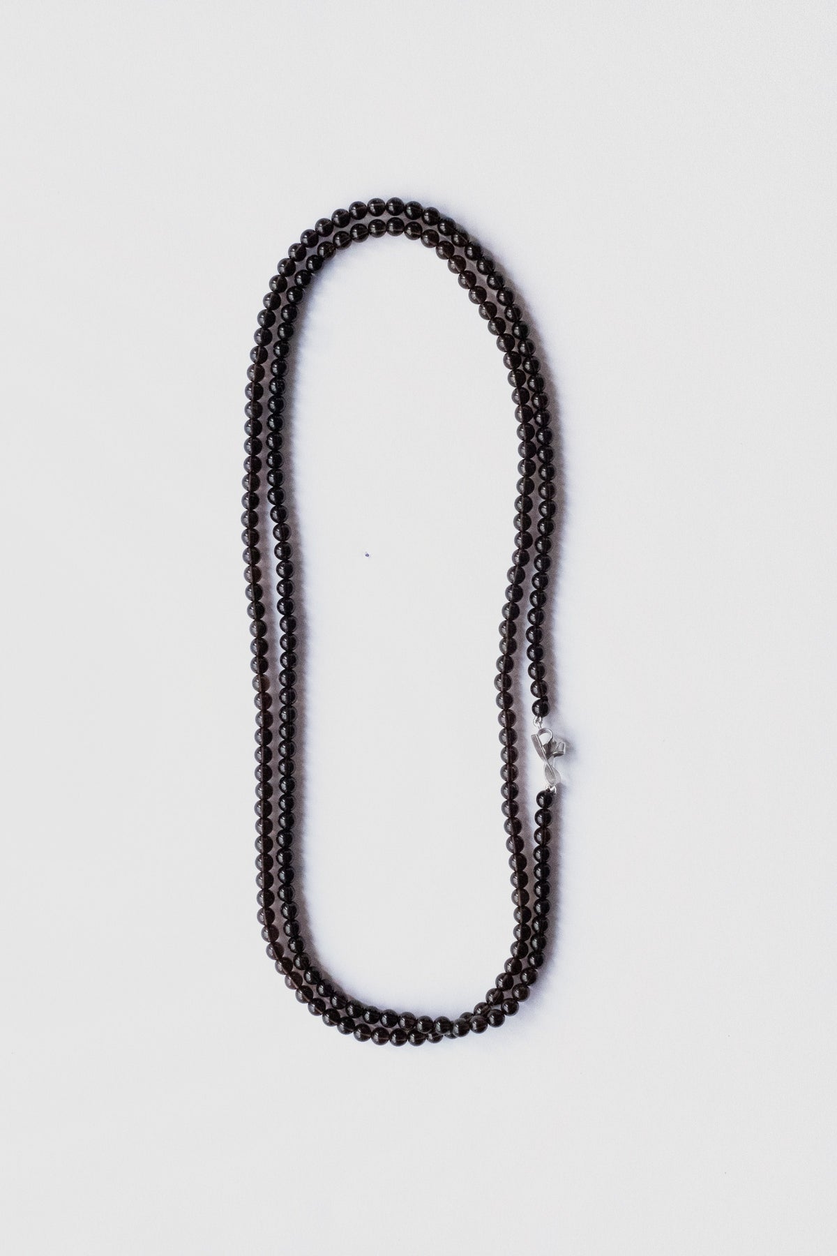 Long Smoked Quartz Necklace