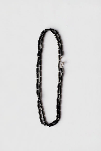 Onyx Column Necklace