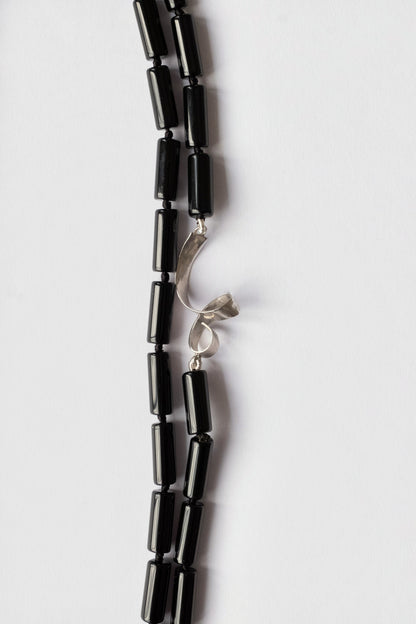 Onyx Column Necklace