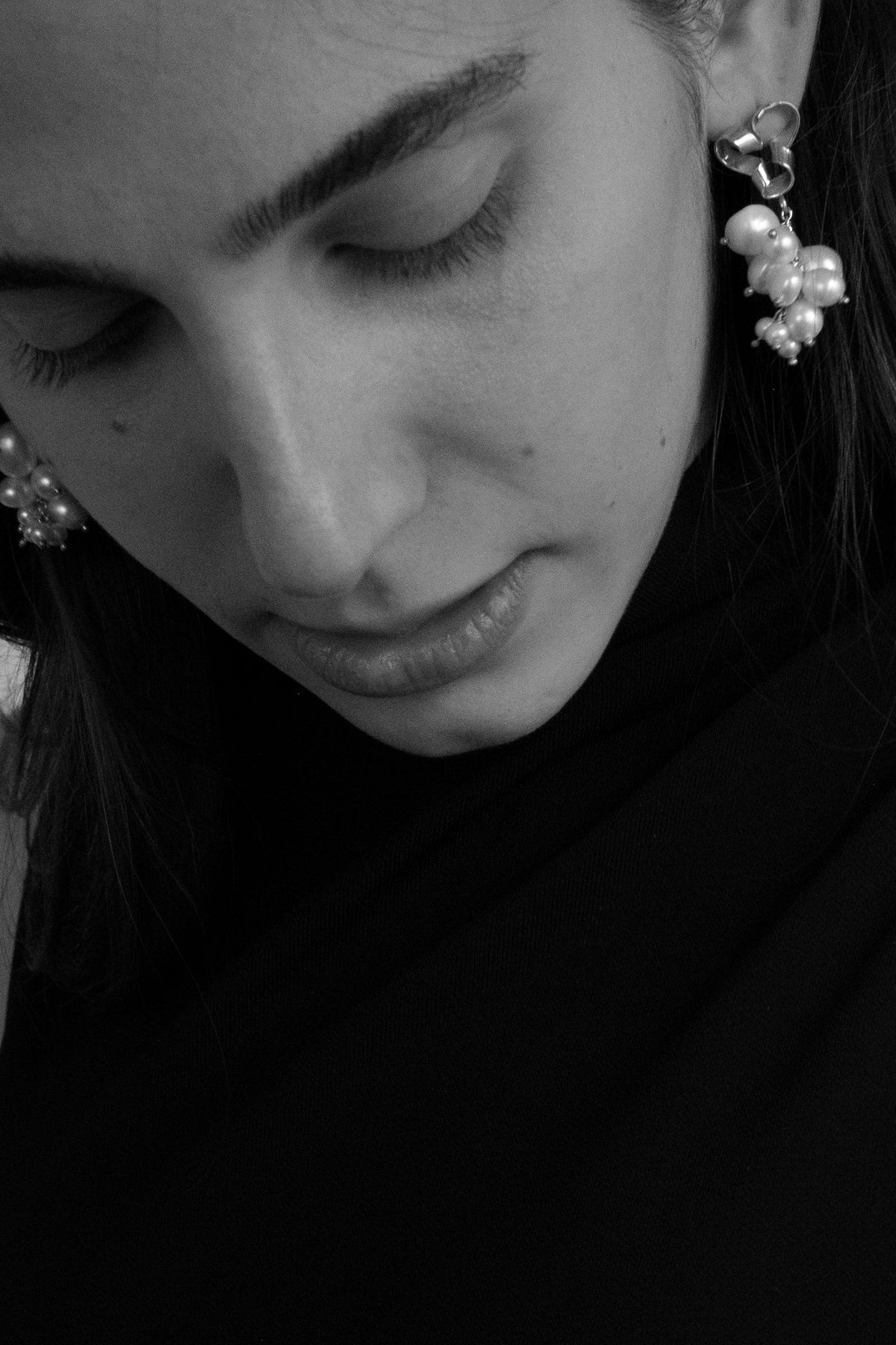 Vine Earrings w/ Pearl