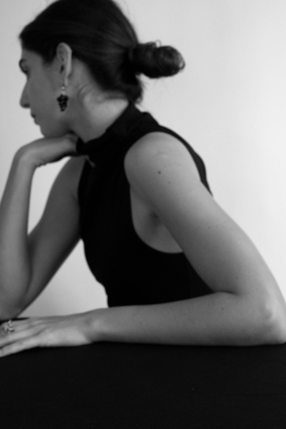 Vine Earrings w/ Onyx