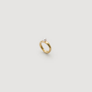 Pearl Band Ring - Gold