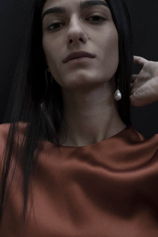 Baroque Pearl Drop Earrings