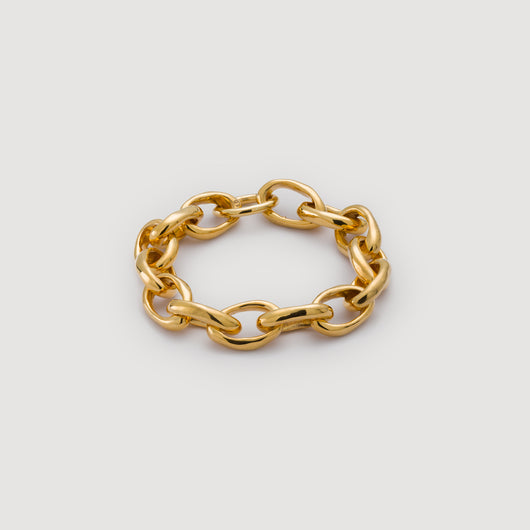 Oval Chain Bracelet - Gold