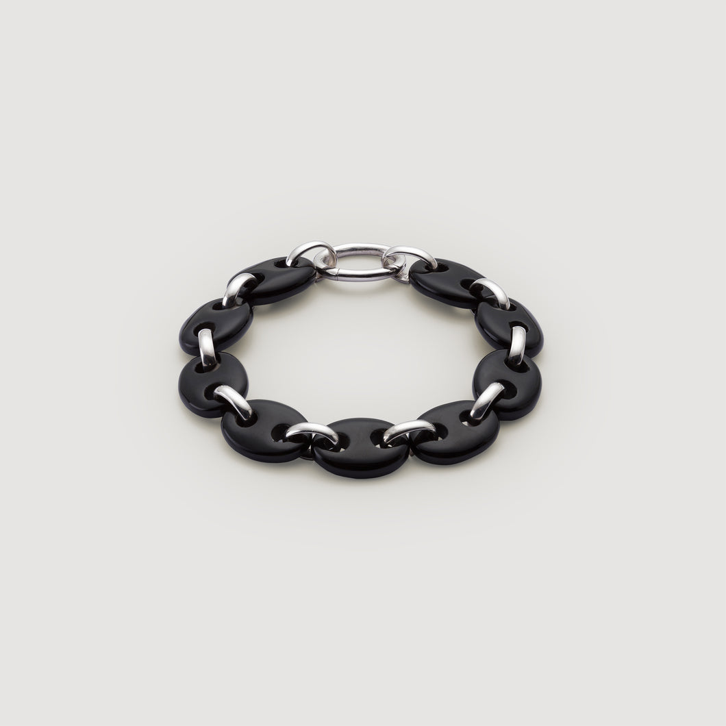 Onyx Link Bracelet