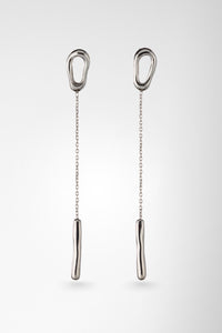 Drop Earrings with Chain